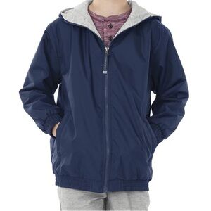Charles River Youth Performance Jacket - size 7/8 - blue and gray.